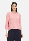 Betty Barclay Knit Cropped Sleeve Jumper, Pink