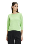 Betty Barclay Knit Cropped Sleeve Jumper, Green