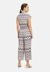 Betty Barclay Chevron Jersey Jumpsuit, Multi-Coloured