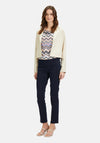 Betty Barclay Chevron Jersey Top, Multi-Coloured