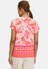 Betty Barclay Rhinestone Embellished Flower Top, Pink