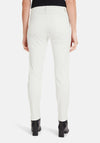 Betty Barclay High Waist Coated Slim Leg Trouser, White