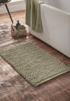 Bianca Aspen Bobble Bath Mat, Green