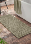 Bianca Aspen Bobble Bath Mat, Green
