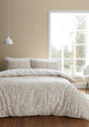 Bianca Home Brushed Floral Toile Duvet Set, Natural