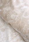 Bianca Home Brushed Floral Toile Duvet Set, Natural