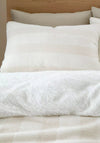 Bianca Home Soft Stripe Fur Duvet Cover Set, Cream