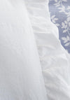 Bianca Home Soft Washed Frill Large Bedspread, White