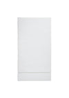 Bianca Home Zero Twist Satin Stitch Towel, White