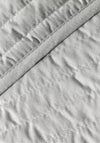 Bianca Home Quilted Lines Large Bedspread, Silver