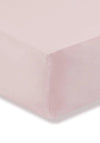 Bianca Home 400TC Cotton Sateen Fitted Sheet, Blush Pink
