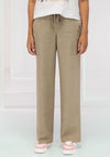 Bianca Parigi Straight Leg Trousers, Brown