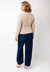 Bianca Joalina Chevron Knit Jacket, Beige