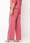 Bianaca Parigi Linen Blend Trousers, Pink