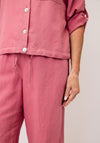 Bianaca Parigi Linen Blend Trousers, Pink