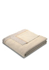 Biederlack Border Twill Natural Medium Blanket, Natural