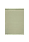 Biederlack Border Twill Natural Medium Blanket, Green