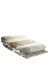 Biederlack Panel Check 140x180cm Throw, Green