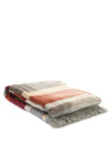 Biederlack Panel Check 140x180cm Throw, Red