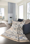 Biederlack Aztec Cotton Home Medium Blanket, Blue Multi