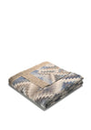 Biederlack Aztec Cotton Home Medium Blanket, Blue Multi