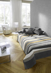 Biederlack Cotton Home Crossover Large Blanket, Camel