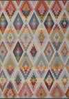 Biederlack Italian Collection Ikat Diamond Multi 150x200cm Throw, Rustic