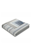 Biederlack Kian Stripe 140x180cm Throw, Blue