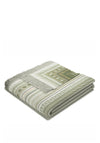 Biederlack Kian Stripe 140x180cm Throw, Green