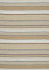 Biederlack Neptune Stripe 140x180cm Throw, Natural