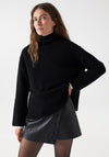 Salsa Wool Cashmere Blend Jumper, Black