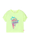Billieblush Girl Dream Short Sleeve Tee, Green