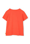 Billieblush Girls Summer Love Sequins Short Sleeve Tee, Orange