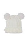 Billieblush Girls Knit Pom Pom Hat, Cream