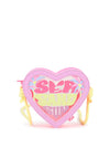 Billieblush Girls Heart Crossbody Bag, Pink Multi