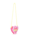 Billieblush Girls Heart Crossbody Bag, Pink Multi