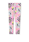 Billieblush Girls Abstract Print Legging, Multi