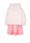 Billieblush Girls Hooded Long Sleeve Dress, Pink