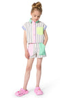 Billieblush Girls Stripe Shorts, Multi