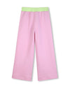Billieblush Girls Best Life Sequins Wide Leg Jogger, Pink