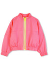 Billieblush Girls Love Long Sleeve Zip Jacket, Pink