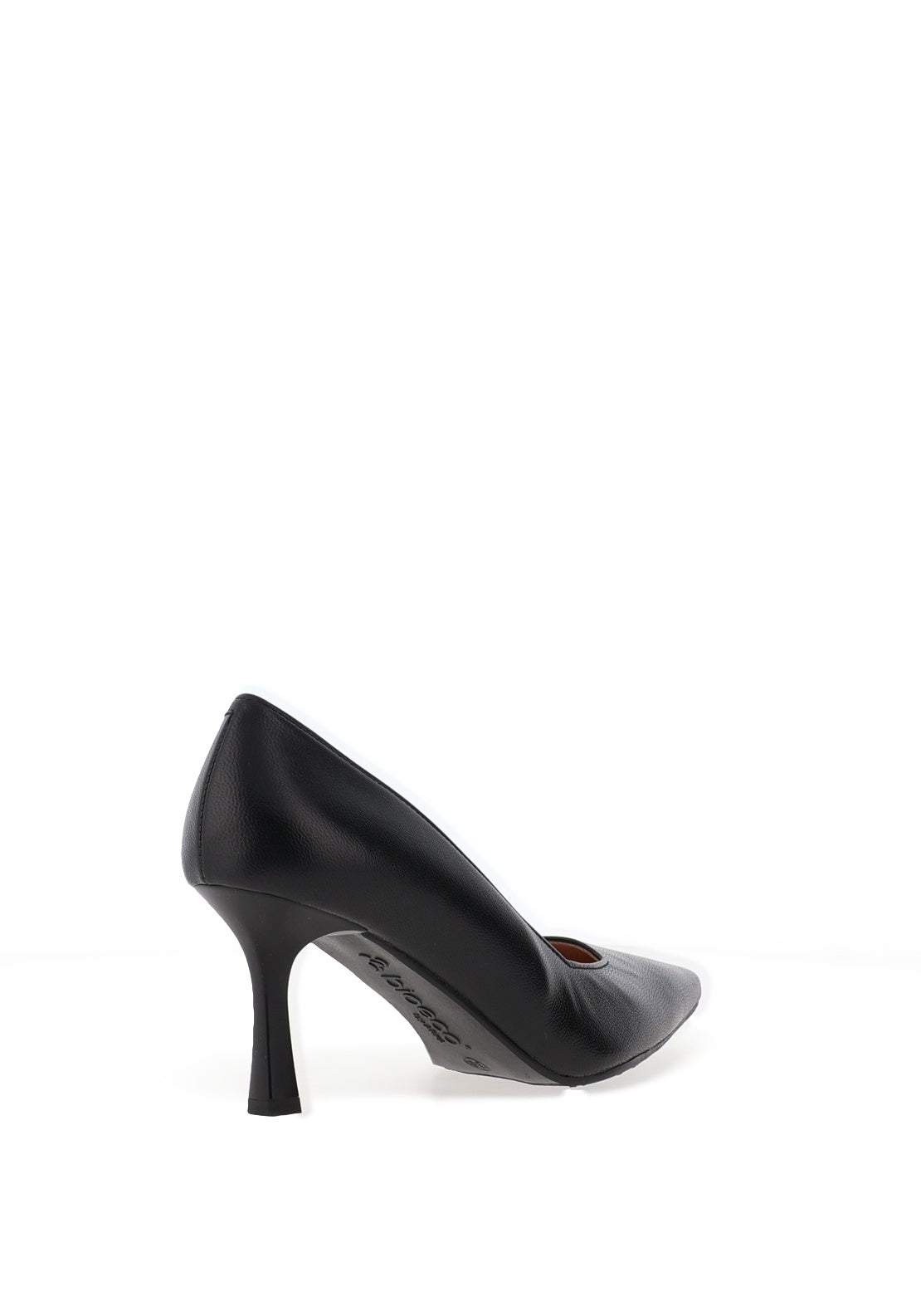 Bioeco by Arka Wide Fit Leather Court Heels, Black