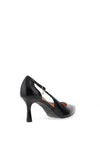 Bioeco By Arka Patent Heeled Court Shoes, Black