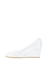 Bioeco By Arka Leather Wedge Shoes, White