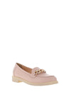 Bioeco by Arka Leather Chain Link Loafers, Pink