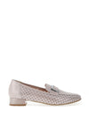 Bioeco By Arka Leather Perforated Loafers, Cappuccino