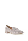 Bioeco By Arka Leather Perforated Loafers, Cappuccino