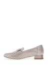 Bioeco By Arka Leather Perforated Loafers, Cappuccino