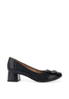 Bioeco by Arka Print Block Heeled Pumps, Navy