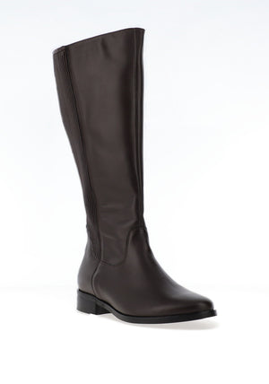 Bioeco by Arka Ribbed Detail Knee High Boots, Brown